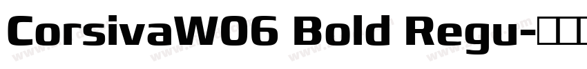 CorsivaW06 Bold Regu字体转换